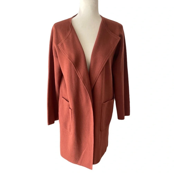 J.CREW (Fall 2022) Juliette Collarless Sweater Blazer Wool Blend - Picture 1 of 12